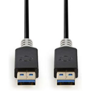 Kabel USB 3.0 | A male - A male | 2,0 m | Antraciet [CCBW61000AT20]