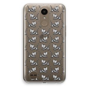 Zwarte poes: LG K10 (2017) Transparant Hoesje