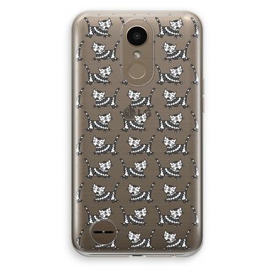 Zwarte poes: LG K10 (2017) Transparant Hoesje