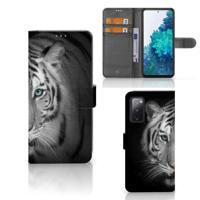 Samsung Galaxy S20 FE | Telefoonhoesje | Met pasjeshouder | Tijger