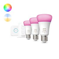 Philips Hue Starterpack - E27 - 11W - White and Color set van 3 - 929002468804