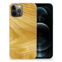 iPhone 12 Pro Max Bumper Hoesje Licht Hout