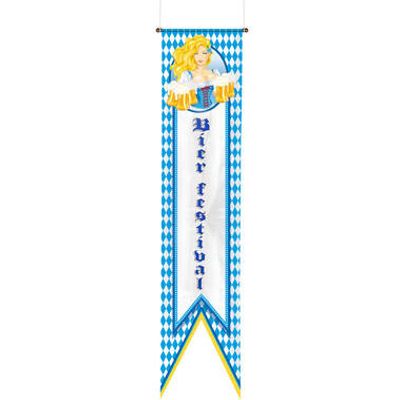 Oktoberfest Bierpullen Banier - 40x180cm