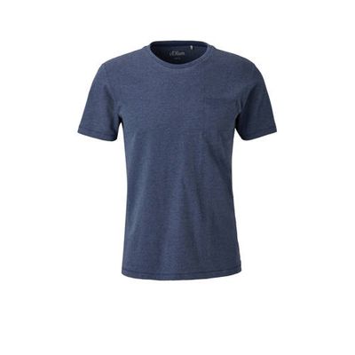 s.Oliver gemêleerd T-shirt blauw s.Oliver gemêleerd T-shirt blauw