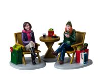 Christmas Shopping Break 12x5x23 cm 3st Kersthuisje - Lemax