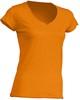 JHK 271 Ladies´ V-Neck Sicilia - Tangerine - M JHK 271 Ladies´ V-Neck Sicilia - Tangerine - M