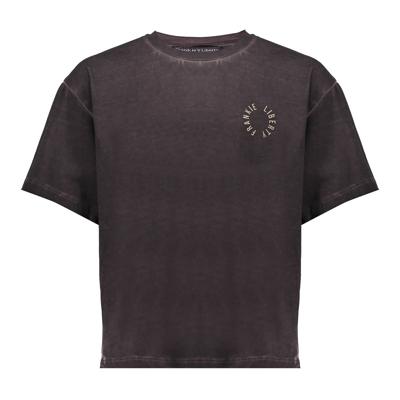 Frankie & Liberty Meisjes t-shirt - Paris - 15.2 Cool Brown