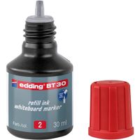 edding BT30 (30 ml) navulinkt voor boardmarkers edding -250/361/365 - rood - potje - thumbnail