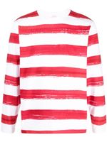 FURSAC stripe-print long-sleeve T-shirt - Rouge - thumbnail