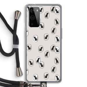 Miauw: OnePlus 9 Pro Transparant Hoesje met koord