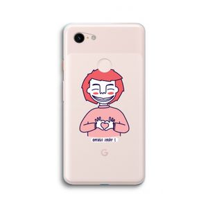 Hartje: Google Pixel 3 XL Transparant Hoesje