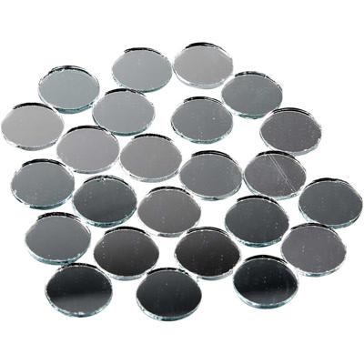 Creativ Company Spiegel mozaiek tegels, ronde, d 18 mm, dikte 2 mm, 400 stuk/ 1 doos