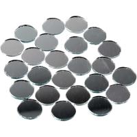 Creativ Company Spiegel mozaiek tegels, ronde, d 18 mm, dikte 2 mm, 400 stuk/ 1 doos