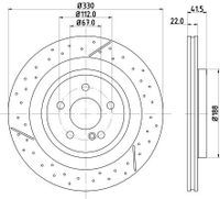 Remschijf 8DD355126441