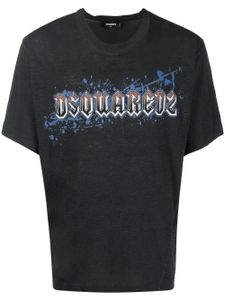 DSQUARED2 t-shirt à logo imprimé - Gris