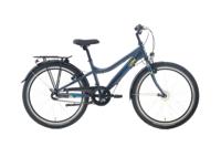 NOXON atb jeugd "rocket nd" (#1) bike rocket nd 24/34 dirt 3sp blue grey