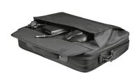 Trust Atlanta notebooktas 43,9 cm (17.3 ) Aktetas Zwart - thumbnail