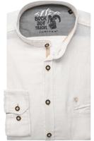 Jupiter Short Style Traditioneel overhemd wit, Effen