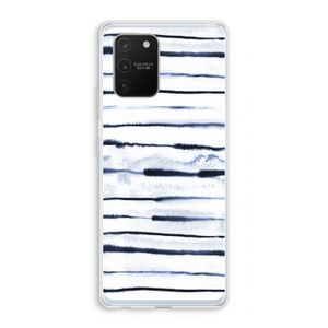 Ink Stripes: Samsung Galaxy S10 Lite Transparant Hoesje