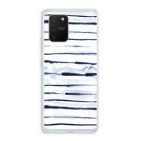 Ink Stripes: Samsung Galaxy S10 Lite Transparant Hoesje