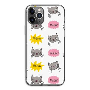 Meow: iPhone 11 Pro Transparant Hoesje