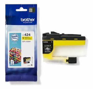 Brother LC-424Y inktcartridge 1 stuk(s) Origineel Geel