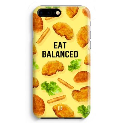 Eat Balanced: Volledig Geprint iPhone 7 Plus Hoesje Eat Balanced: Volledig Geprint iPhone 7 Plus Hoesje