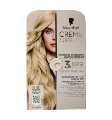 Creme supreme 9-0 licht blond