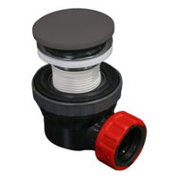 Speciaal Ruimtebesparend sifon met clickwaste Mondiaz Easy | 5/4" | Solid Surface | rust
