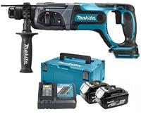 Makita dhr241rtj 18v accu combihamer | sds-plus | 5.0ah li-ion - dhr241rtj
