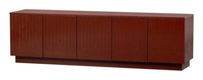 WOOOD TV-meubel 'Pencil' Grenenhout, 180cm, kleur Merlot