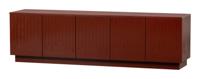 WOOOD TV-meubel 'Pencil' Grenenhout, 180cm, kleur Merlot