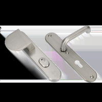 AMI Veiligheidsbeslag 250/50/1 Kt55 Deurdikte 90/83 Li + Deurkruk 356 Irox Archi-Design Deurdikte 38/42 - 623165