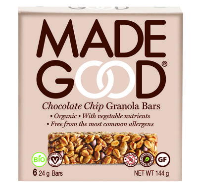Made Good Granola bar chocolate chip 24 gram bio