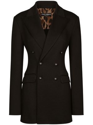 Dolce & Gabbana blazer à boutonnière croisée - Marron