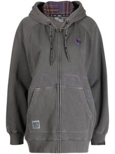 AAPE BY *A BATHING APE® hoodie en coton à patch logo - Gris