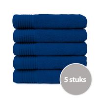 The One Handdoek 450 gram 50x100 cm Royal Blue (5 stuks) - thumbnail