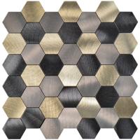 Zelfklevende Hexagon Mozaïektegel Nela - Duurzaam Aluminium