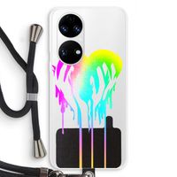 Hold My Heart: Huawei P50 Transparant Hoesje met koord