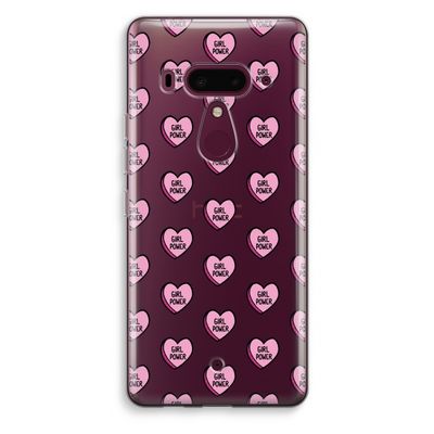 GIRL POWER: HTC U12+ Transparant Hoesje