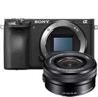Sony Alpha A6500 systeemcamera Zwart + 16-50mm objectief - Tweedehands - thumbnail