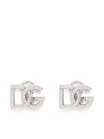 Dolce & Gabbana boucles d'oreilles en or blanc 18ct orné de saphirs - Argent