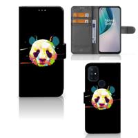 OnePlus Nord N10 Leuk Hoesje Panda Color OnePlus Nord N10 Leuk Hoesje Panda Color