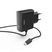 Hama Oplader Met Micro-USB-aansluiting 6 W 1,0 M Zwart - thumbnail
