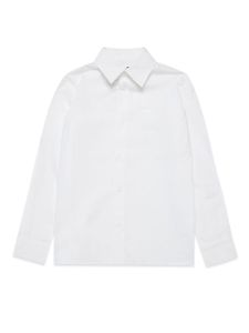 DSQUARED2 KIDS chemise en coton à logo imprimé - Blanc