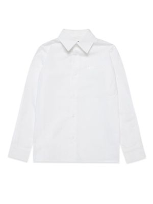 DSQUARED2 KIDS chemise en coton à logo imprimé - Blanc