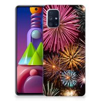 Samsung Galaxy M51 Silicone Back Cover Vuurwerk