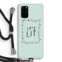 It's Lit: Samsung Galaxy S20 Plus Transparant Hoesje met koord