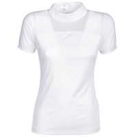 Harrys Horse Mesh Top wedstrijdshirt wit maat:xs - thumbnail