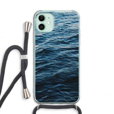 Oceaan: iPhone 11 Transparant Hoesje met koord